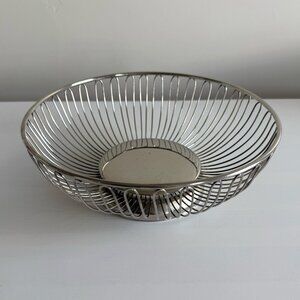 Vintage Royal Limited Silver Plated Lattice Basket Bowl w/ Box